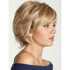 Human Hair Capless Wigs Short Wavy Bob Haircut Blonde Wig