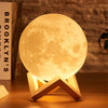 3D Printed Remote Control 16 Colors Moon Style Night Light