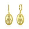 Fashion Versatile Earrings Round Head B Drop Earrings Buckle