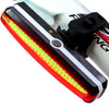 Ultra Bright Cyborg 168T USB Rechargeable Bicycle Tail Light Red High Intensit