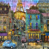 3D Jigsaw Old Castle Paper Puzzle Block Assembly Birthday Toy