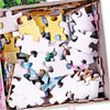 3D Jigsaw Old Castle Paper Puzzle Block Assembly Birthday Toy