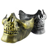 Skull Skeleton Paintball Half Face Protective Mask Guard Halloween Masquerade