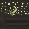 Luminous Stars Moon Wall Stickers Home Glow In The Dark Stars For Kids Baby Room