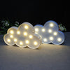 BRELONG 3D Clouds Warm White Decoration Night Light for Kids Room Christmas Wedding 3V