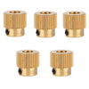 Creality 3D Printer 5PCS Brass Extruder Wheels 40 Teeth Drive Gears For Ender 3