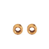 Mic Microphone Stand Clip Thread Screw Adaptor Gold 2PCS