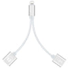 2-in-1 Adapter Double Headphone Audio Charge for iPhone X / XR / 8 Plus / 7 Plus