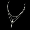 Gold Silver Color Beads Spike Chain Necklace 3PCS/Set
