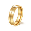 Men's Steel Lovers Gold-Plated Rings 01191 Personality Gifts Jewelry