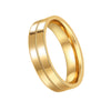 Men's Steel Lovers Gold-Plated Rings 01191 Personality Gifts Jewelry