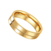 Men's Steel Lovers Gold-Plated Rings 01191 Personality Gifts Jewelry