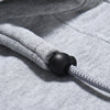 Drawstring Slimming Zip Fly Hoodie