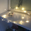 5M 50 LEDS Silver Wire String Lights Christmas Holiday Wedding Party Decoration