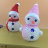 JUEJA Novelty  LED Glowing Christmas Snowman RGB Colour Night Light for Children Romantic Home Decorative