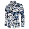 Chinese Painting Flower Print Casual Shirt
