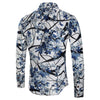 Chinese Painting Flower Print Casual Shirt