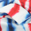 Contrast Color Swirl Tie Dye Print Hoodie