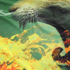 Short Sleeve Animal Fire Print T-shirt