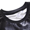 3D Faux Jacket Muscle Printed Short Sleeve T-shirt