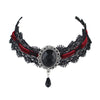 Fashion Jewelry Black Hollow Lace Choker Necklace