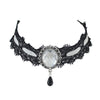 Fashion Jewelry Black Hollow Lace Choker Necklace