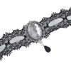 Fashion Jewelry Black Hollow Lace Choker Necklace