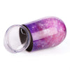 Double-Insulated Stemless Glass Stainless Steel Tumbler Wine Cup with Lids