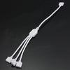 ZDM 1 to 2 / 3 / 4 Female 5 Pin Splitter Cable Wire Connector for RGB 5050 LED Strip Light