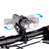 ZHISHUNJIA Ultra Bright Bicycle Headlight USB Charging Rotating Flashlight