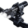 ZHISHUNJIA Ultra Bright Bicycle Headlight USB Charging Rotating Flashlight