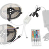 2x5M 2835 300 LEDs RGB Strips with IR 44 Key Double Outlet Controller DC12V