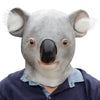Halloween Cosplay Animal Koala Latex Head Mask