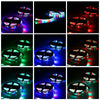 2x5M 2835 300 LEDs RGB Strips with IR 44 Key Double Outlet Controller DC12V