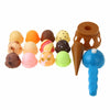 Ice Cream Stacking Tower Balancing Game with Scooper for Kids