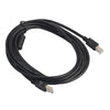 USB 2.0 High Speed Cable Printer Lead A To B Long Black Shielded