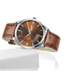 Rarone Genuine Leather Men Wrist Quartz Watch
