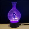 M.Sparkling TD072 Creative Aquarius 3D LED Lamp