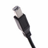USB 2.0 High Speed Cable Printer Lead A To B Long Black Shielded