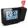 FanJu FJ3531 Digital Projection Alarm Clock Temperature and Time Sync with LCD Backlit Screen