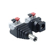 ZDM 1Pairs Intelligent Connection DC Power Male Female 5.5x2.1mm Connector Adapter Plug Cable Pressed for LED Strips 12V