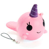Jumbo Squishy Narwhal Whale Blue Slow Rising Cute Soft Gift Decor Toy