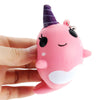 Jumbo Squishy Narwhal Whale Blue Slow Rising Cute Soft Gift Decor Toy