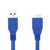 USB 3.0 Male AM to Micro B Hard Disk Data Sync Extension Cable