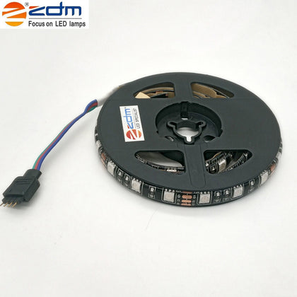 ZDM 5V 15 - 30W 5050 100 / 200CM USB Waterproof RGB LED Light Strip with 17 Key IR Controller DC 5V