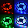 HML 2PCS 5M IP65 RGB 2835 SMD 300 LED Strip Light w/RF 10 Keys Remote + UK Power