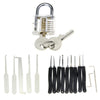 19 In 1 Practice Padlock Set - Lock + Lockpick Combination Tool