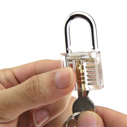 19 In 1 Practice Padlock Set - Lock + Lockpick Combination Tool