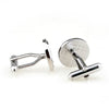 Men's Cuff Button Smile Pattern Alloy Durable Cufflinks Accessory
