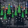 Christmas Tree Window Decoration Storefront Glass Door Sticker XH6255